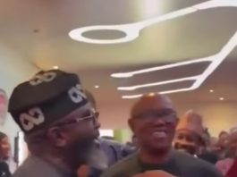 Man in Tinubu cap joins crowd to take selfie with Peter Obi in viral video