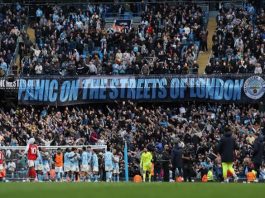 EPL: Arsenal’s title hope in shambles after Man City’s 2-1 victory