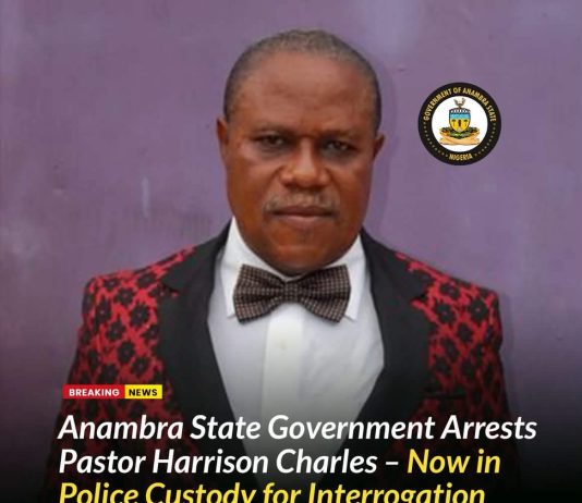 Anambra Govt arrests Onitsha Pastor accused of taking 75 married women as wives