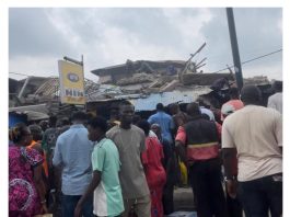 BREAKING: Several feared dead as Three-storey building collapses in Lagos
